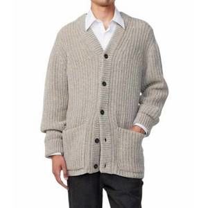 NEW NN07 men's benzon cardigan in stone